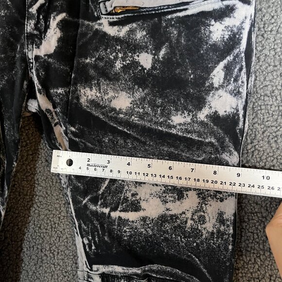 Robin's Jeans Motard Tie Dye Zipper Moto Jeans - Men's Size 29*32 - Blue - Picture 6 of 10